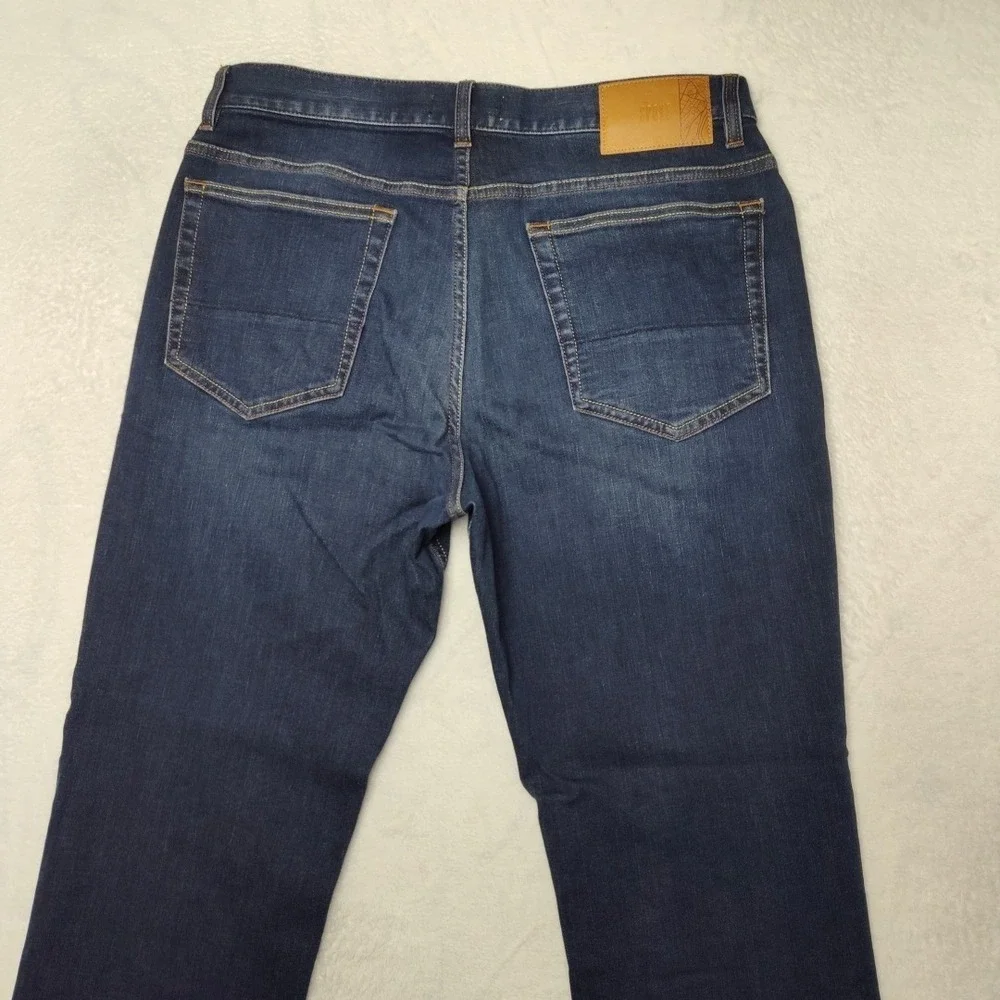 Spoke Jeans‎ Mens 32x30 Blue Build C Straight Medium Wash Denim Spoke Travel